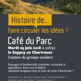Flyer Café du Parc au Sappey le 5 juin